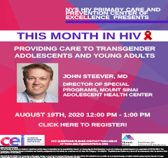 This Month in HIV: Providing Care to Transgender Adolescents and Young Adults